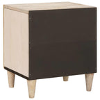 Mesa de noche 2 pcs Blanco 80 x 50 x 40 cm Madera de ingeniería