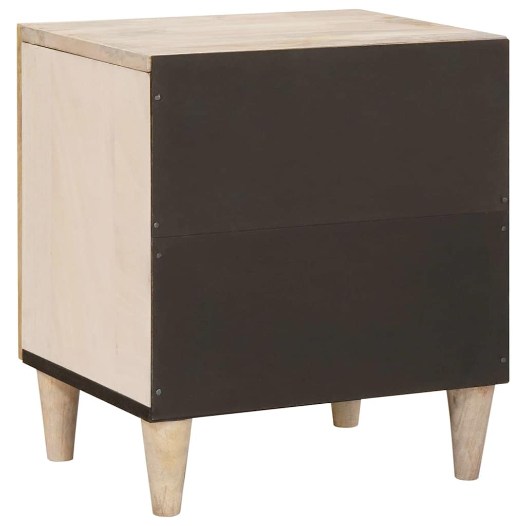 Mesa de noche 2 pcs Blanco 80 x 50 x 40 cm Madera de ingeniería