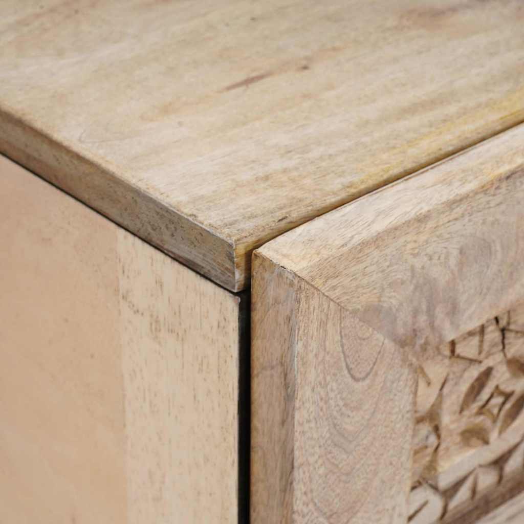 Mesa de noche 2 pcs Blanco 40 x 33 x 46 cm Madera de ingeniería