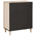 Vitrina Blanco 60 x 33 x 75 cm madera maciza de mango