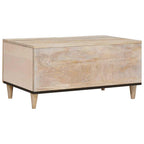 Mesa de centro Blanco 100 x 54 x 40 cm Madera de ingeniería