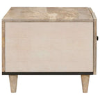 Mesa de centro Blanco 80 x 54 x 40 cm Madera de ingeniería