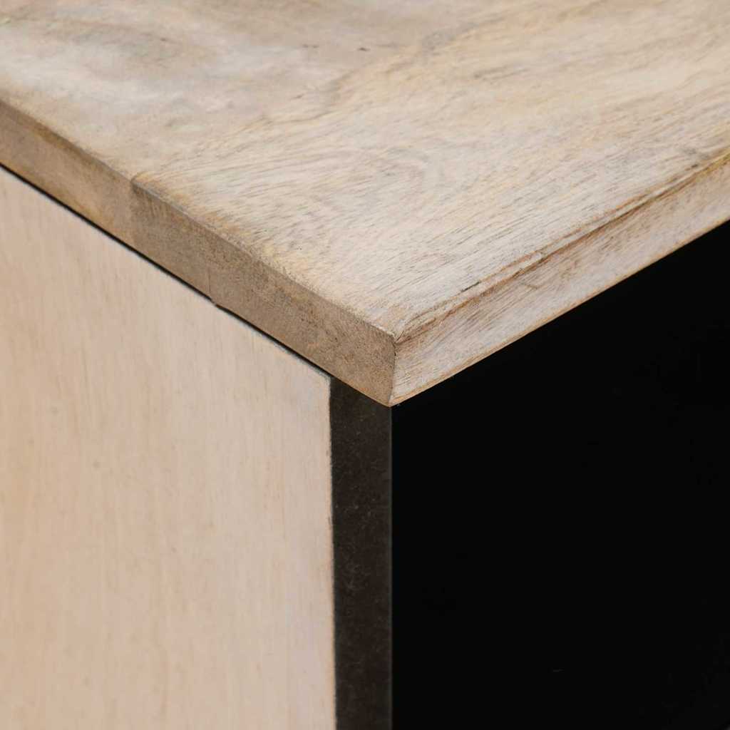 Mesa de noche Blanco 40 x 33 x 46 cm Madera de ingeniería
