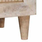Mesa de noche 2 pcs Blanco 40 x 33 x 46 cm Madera de ingeniería