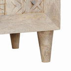 Mesa de noche Blanco 50 x 33 x 60 cm Madera de ingeniería
