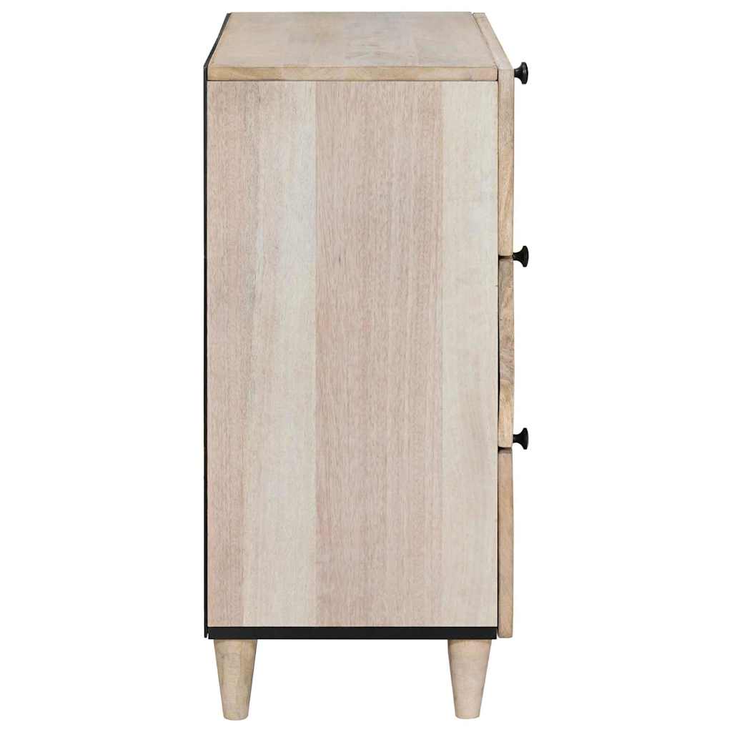 Mesa de noche Blanco 50 x 33 x 62 cm Madera de ingeniería