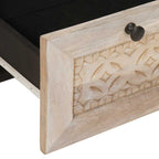 Mesa de noche Blanco 50 x 33 x 62 cm Madera de ingeniería