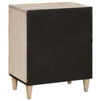 Mesa de noche Blanco 50 x 33 x 62 cm Madera de ingeniería