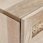 Mesa de noche Blanco 50 x 33 x 60 cm Madera de ingeniería