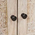 Mesa de noche Blanco 50 x 33 x 60 cm Madera de ingeniería