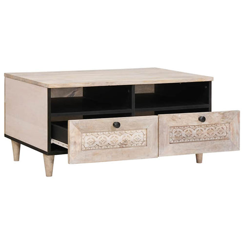 Mesa de centro Blanco Blanqueado 80 x 54 x 40 cm