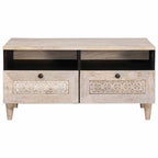 Mesa de centro Blanco Blanqueado 80 x 54 x 40 cm
