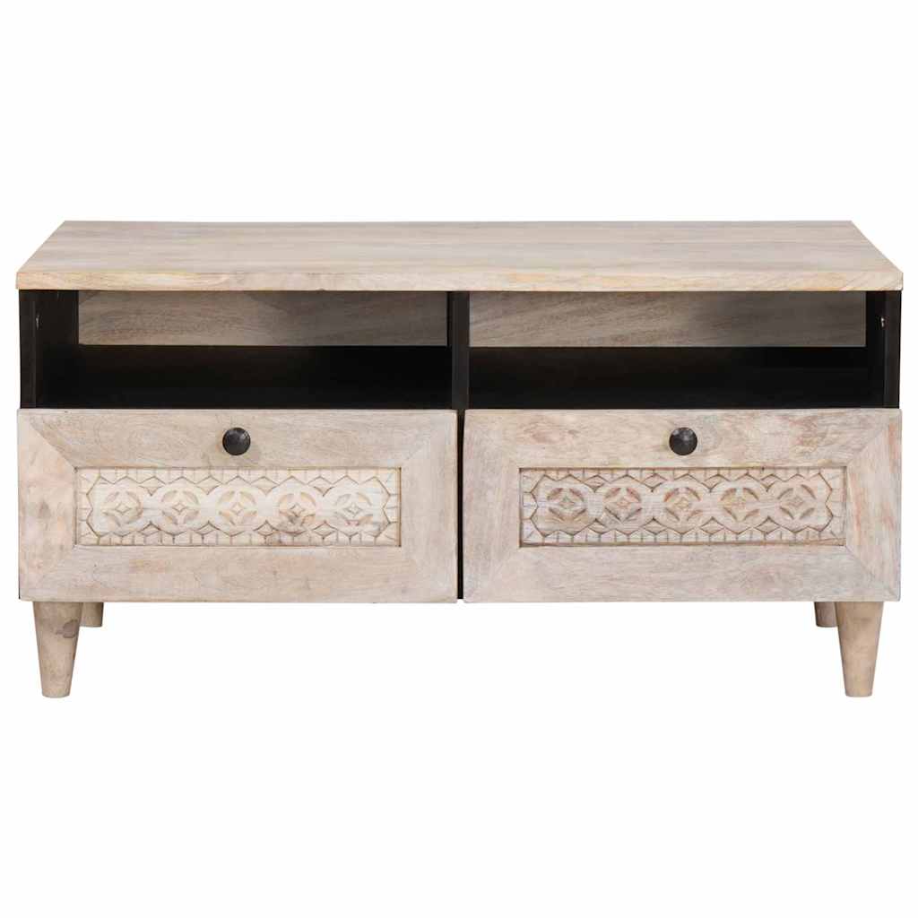 Mesa de centro Blanco Blanqueado 80 x 54 x 40 cm