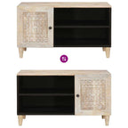 Unidades de TV con estante 80 x 33 x 46 cm Madera contrachapada
