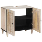 Mueble de Cuarto de Baño Marrón Claro 62 x 33 x 58 cm