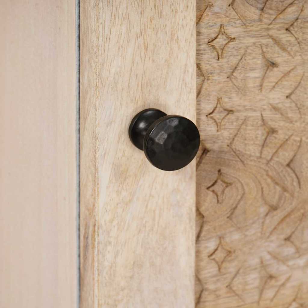 Alacena Blanco 40 x 33 x 110 cm madera maciza de mango