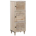 Alacena Blanco 40 x 33 x 110 cm madera maciza de mango