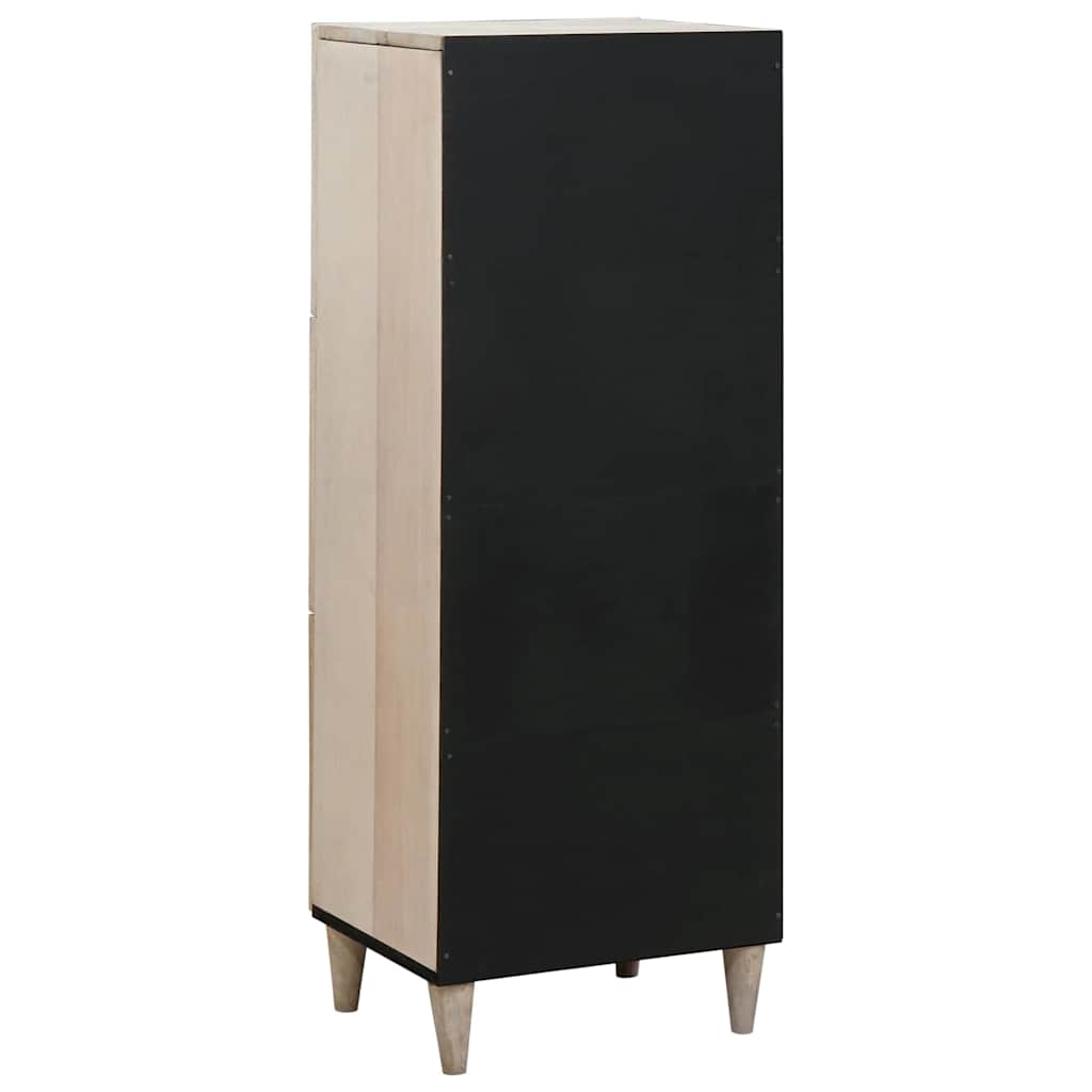 Alacena Blanco 40 x 33 x 110 cm madera maciza de mango