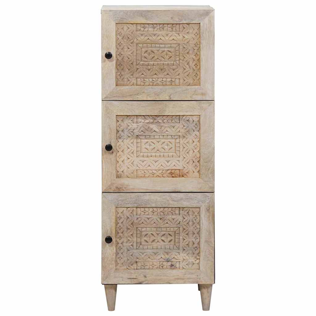Alacena Blanco 40 x 33 x 110 cm madera maciza de mango