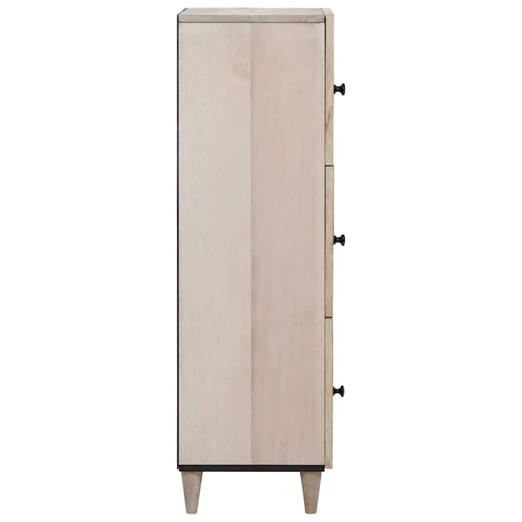 Alacena Blanco 40 x 33 x 110 cm madera maciza de mango