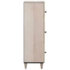 Alacena Blanco 40 x 33 x 110 cm madera maciza de mango