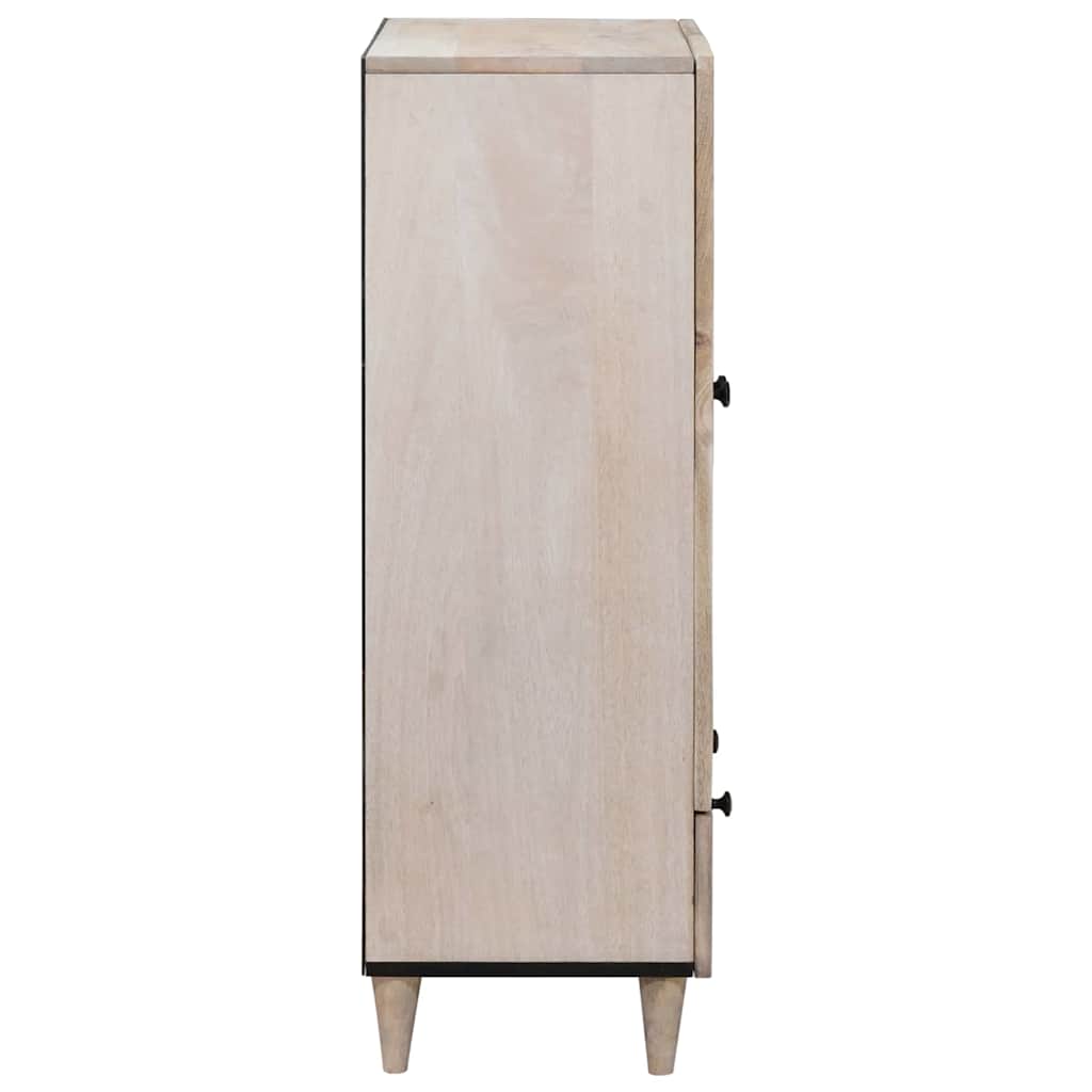 Alacena Blanco 60 x 33 x 100 cm madera maciza de mango