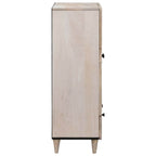 Alacena Blanco 60 x 33 x 100 cm madera maciza de mango