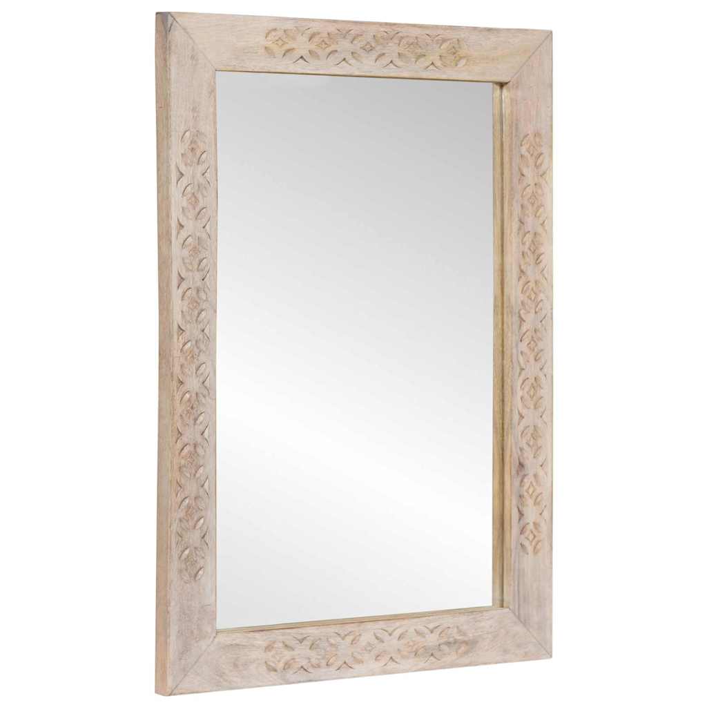 espejo de pared 70 x 50 cm Madera de Ingeniería y Vidrio