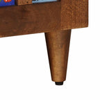 Mesa de Café Marrón 80 x 50 x 40 cm Madera de mango maciza