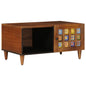 Mesa de Centro Marrom 80 x 50 x 40 cm Madeira de mangueira maciça