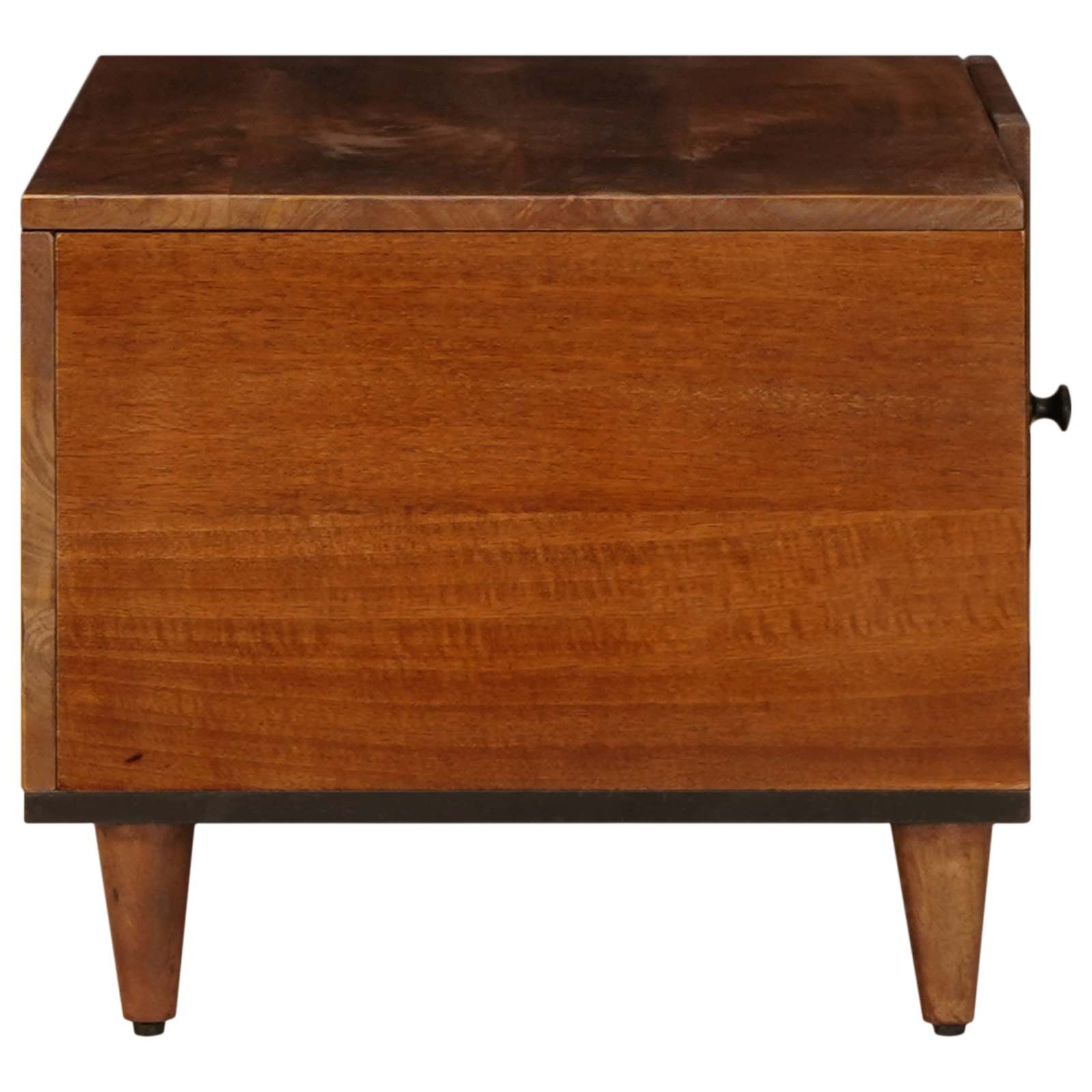 Mesa de Café Marrón 80 x 50 x 40 cm Madera de mango maciza