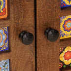 Mesa de Café Marrón 80 x 50 x 40 cm Madera de mango maciza