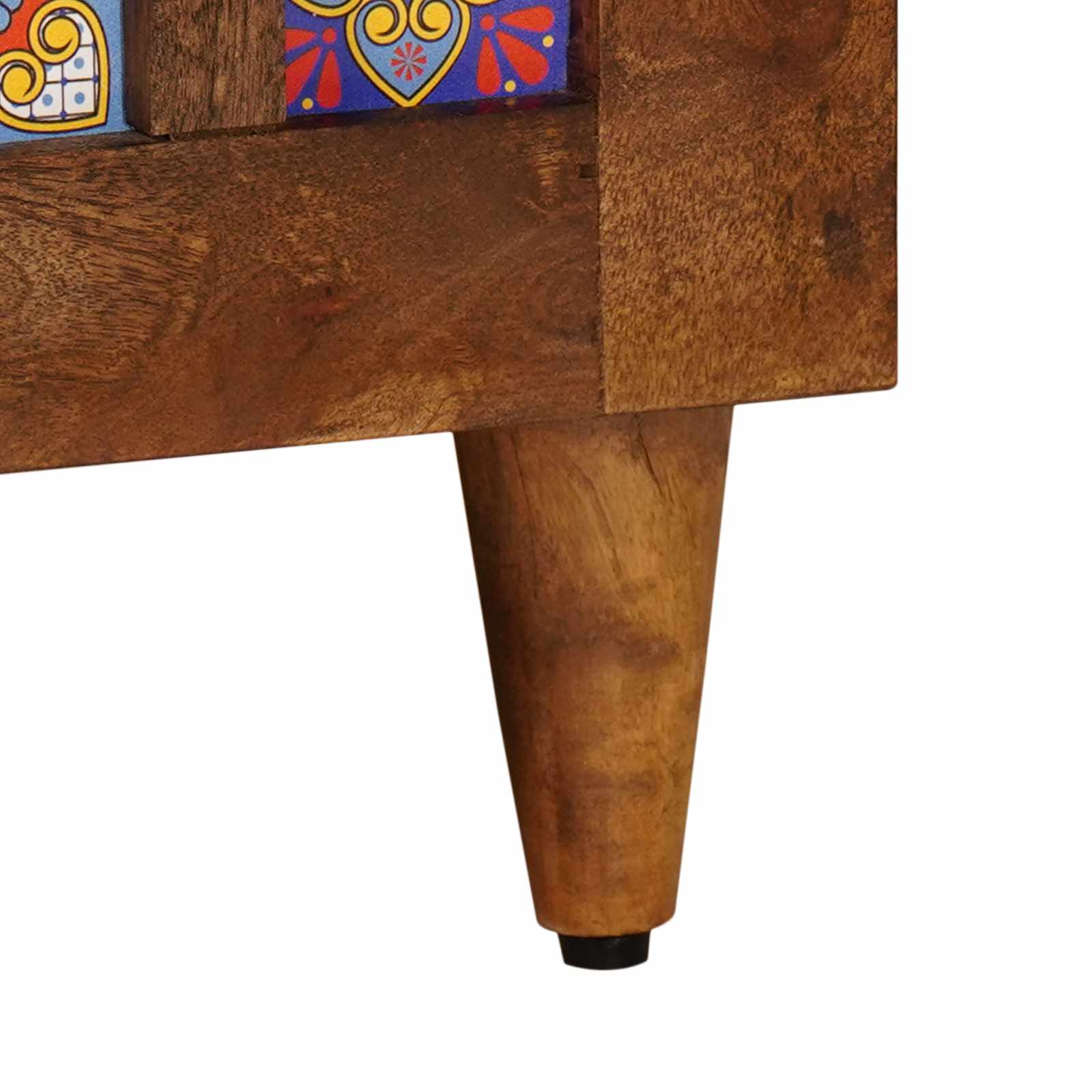 Mesa de Café Marrón 80 x 50 x 40 cm Madera de mango maciza