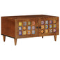 Mesa de Centro Castanha 80 x 50 x 40 cm Madeira de mangueira maciça