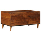 Mesa de Café Marrón 80 x 50 x 40 cm Madera de mango maciza