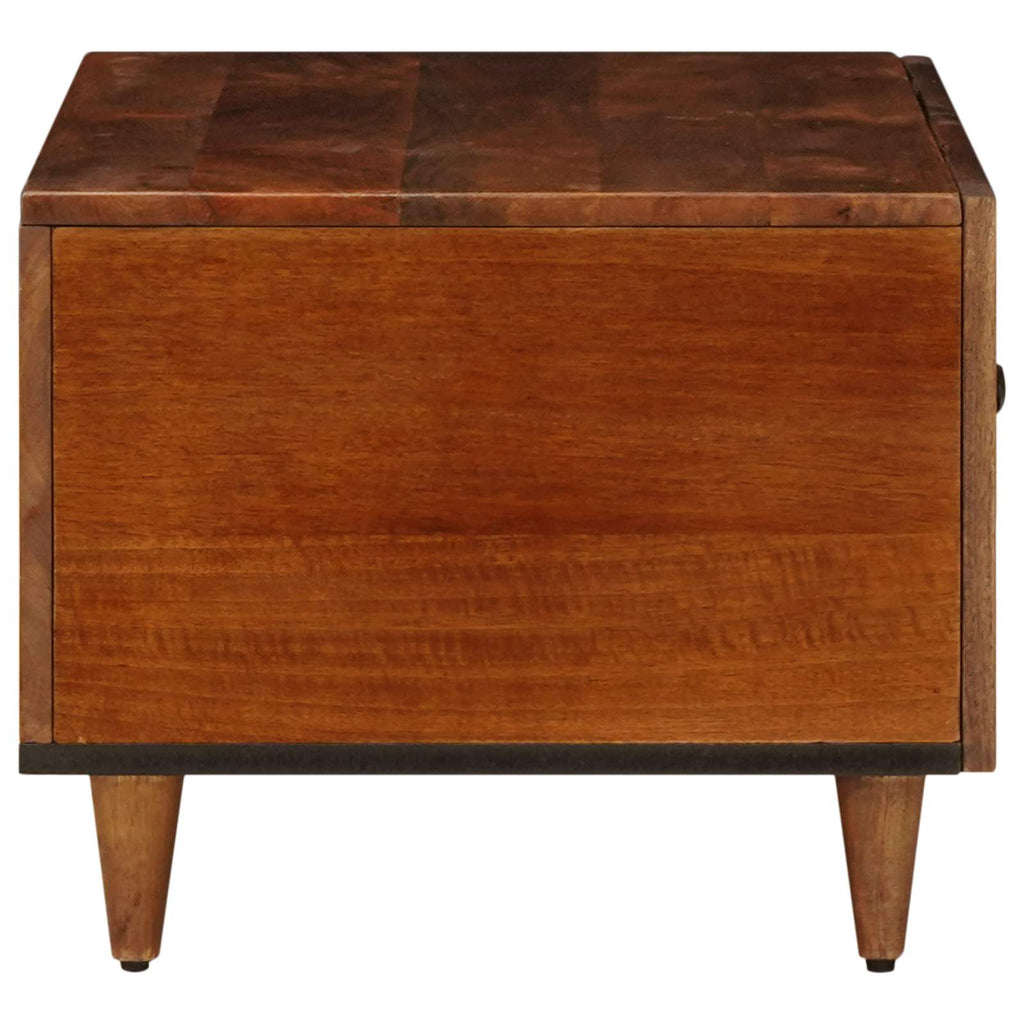 Mesa de Café Marrón 80 x 50 x 40 cm Madera de mango maciza