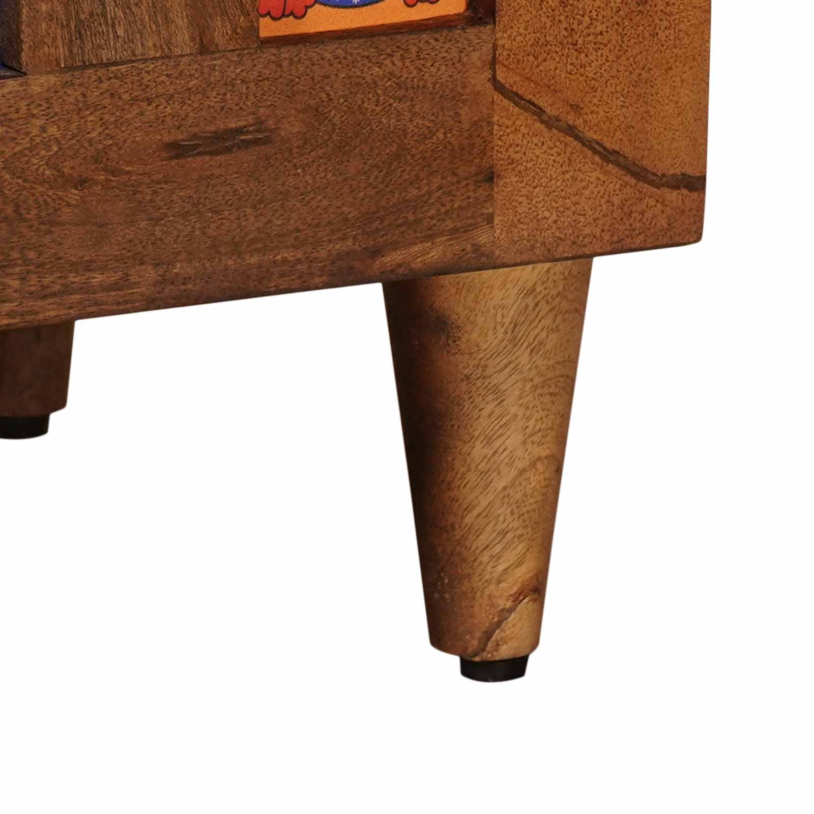 Armario de Noche Marrón 50 x 33 x 60 cm Madera de mango maciza