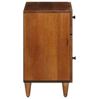 Armario de Noche Marrón 50 x 33 x 60 cm Madera de mango maciza