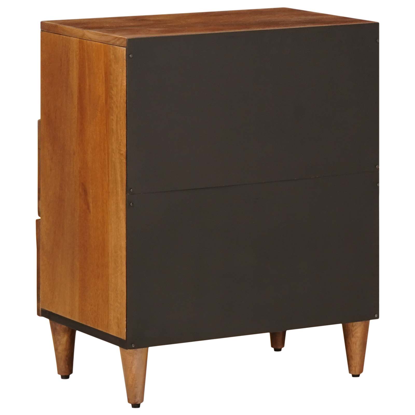 Armario de Noche Marrón 50 x 33 x 62 cm Madera de mango maciza