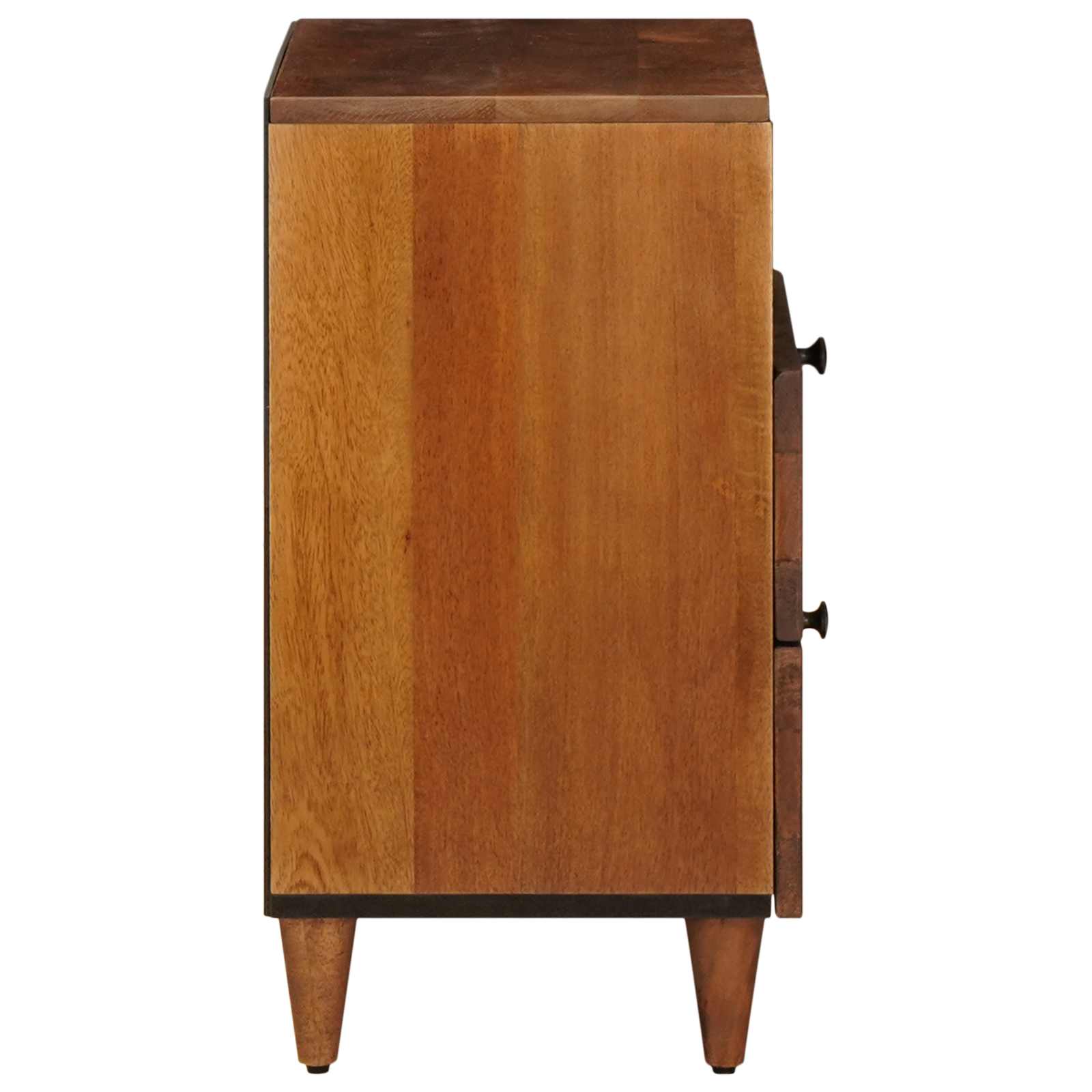 Armario de Noche Marrón 50 x 33 x 62 cm Madera de mango maciza