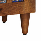 Armario de Noche Marrón 50 x 33 x 60 cm Madera de mango maciza