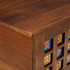 Mesa de Café Marrón 100 x 54 x 40 cm Madera de mango maciza