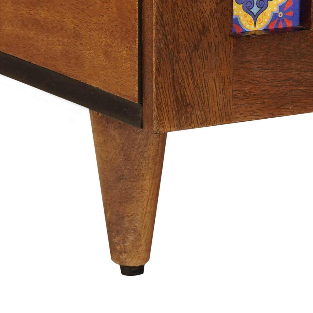 Mesa de Café Marrón 100 x 54 x 40 cm Madera de mango maciza