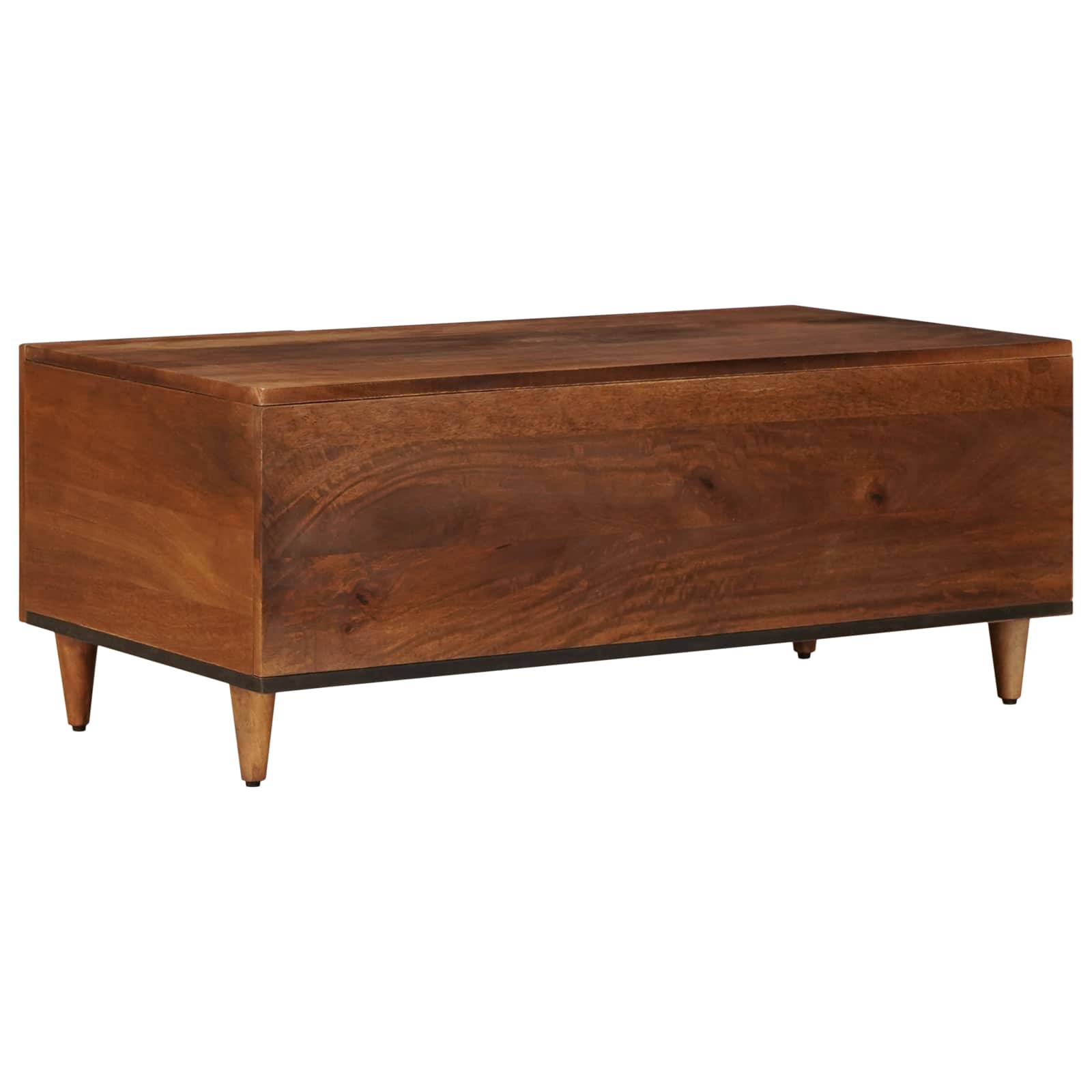 Mesa de Café Marrón 100 x 54 x 40 cm Madera de mango maciza