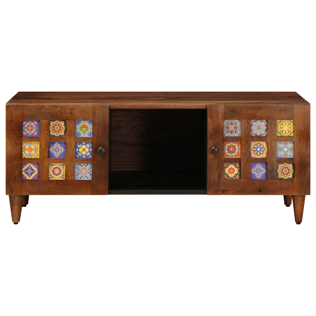 Mesa de Café Marrón 100 x 54 x 40 cm Madera de mango maciza