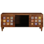 Mesa de Café Marrón 100 x 54 x 40 cm Madera de mango maciza
