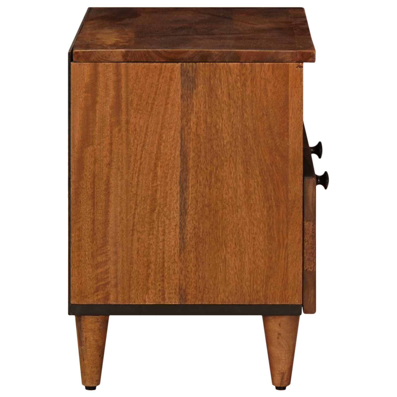 Mesa de Café Marrón 80 x 54 x 40 cm Madera de mango maciza