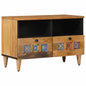 Mueble de TV Natural 70 x 33 x 46 cm Madera de mango maciza