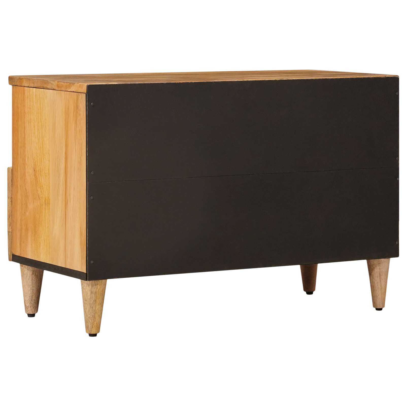 Mueble de TV Natural 70 x 33 x 46 cm Madera de mango maciza