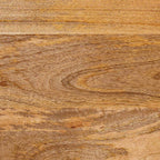 Armario de Noche Natural 50 x 33 x 60 cm Madera de mango maciza